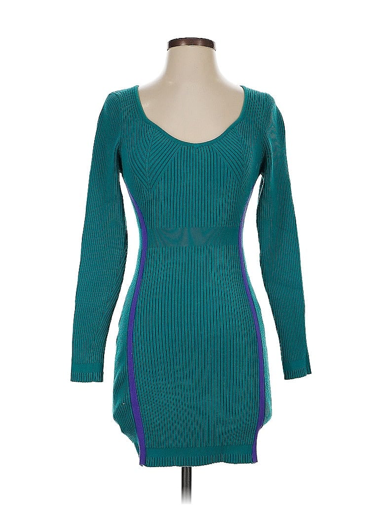 HERVE BY HERVE LEGER Pre-owned Casual Dress In Blue