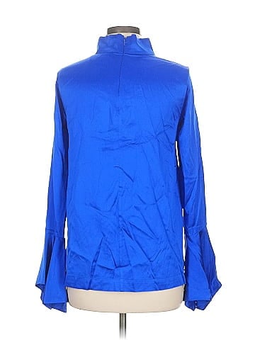 PAPER London Long Sleeve Silk Top (view 2)