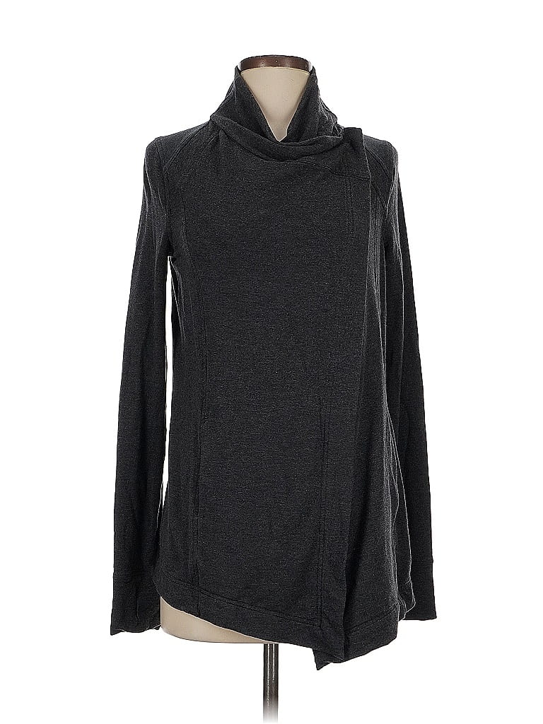 Pre-owned Lululemon Athletica Turtleneck Sweater In Gray