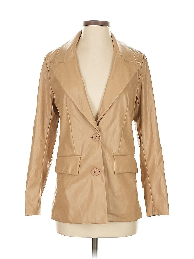 Click to view more detailed imagery on our partner's website Pre-owned Princess Polly Blazer Jacket In Brown