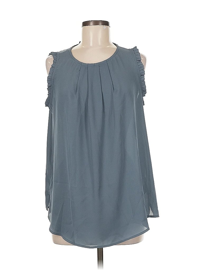 Pre-owned Torrid Sleeveless Blouse In Gray