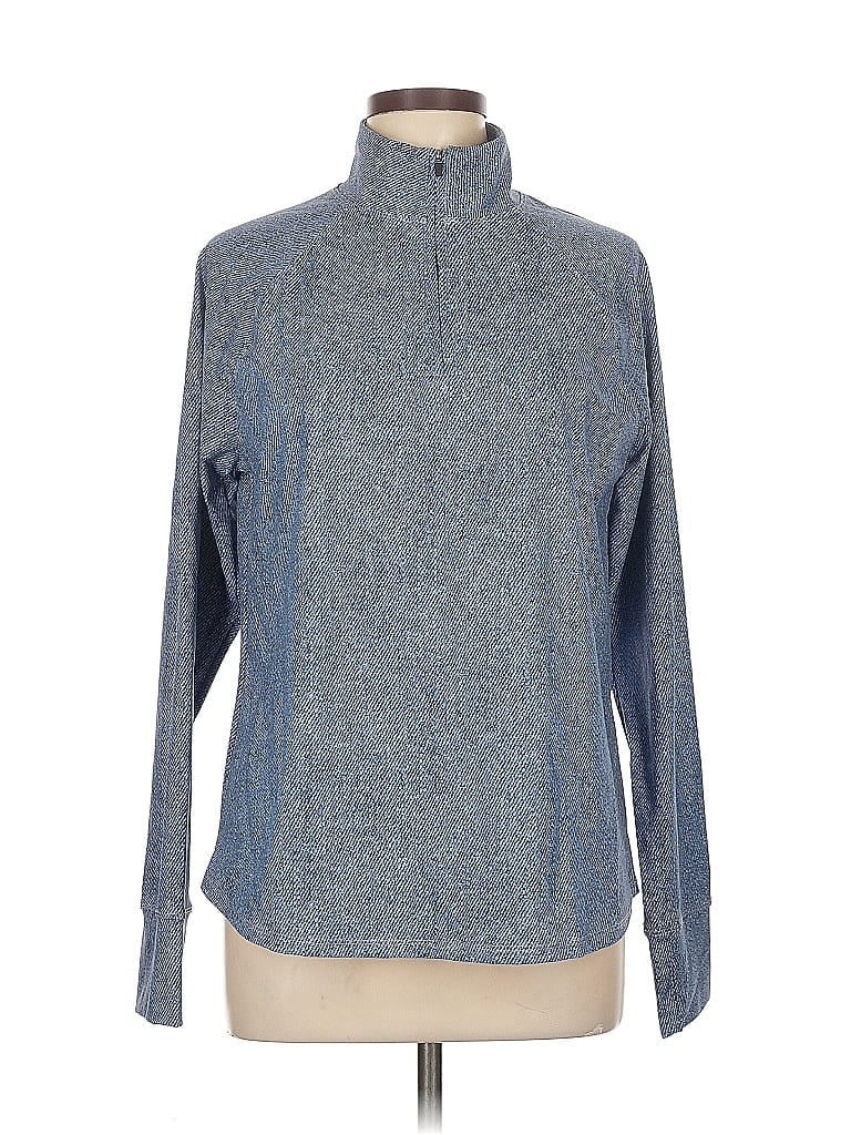 Pre-owned Ideology Long Sleeve Turtleneck In Blue