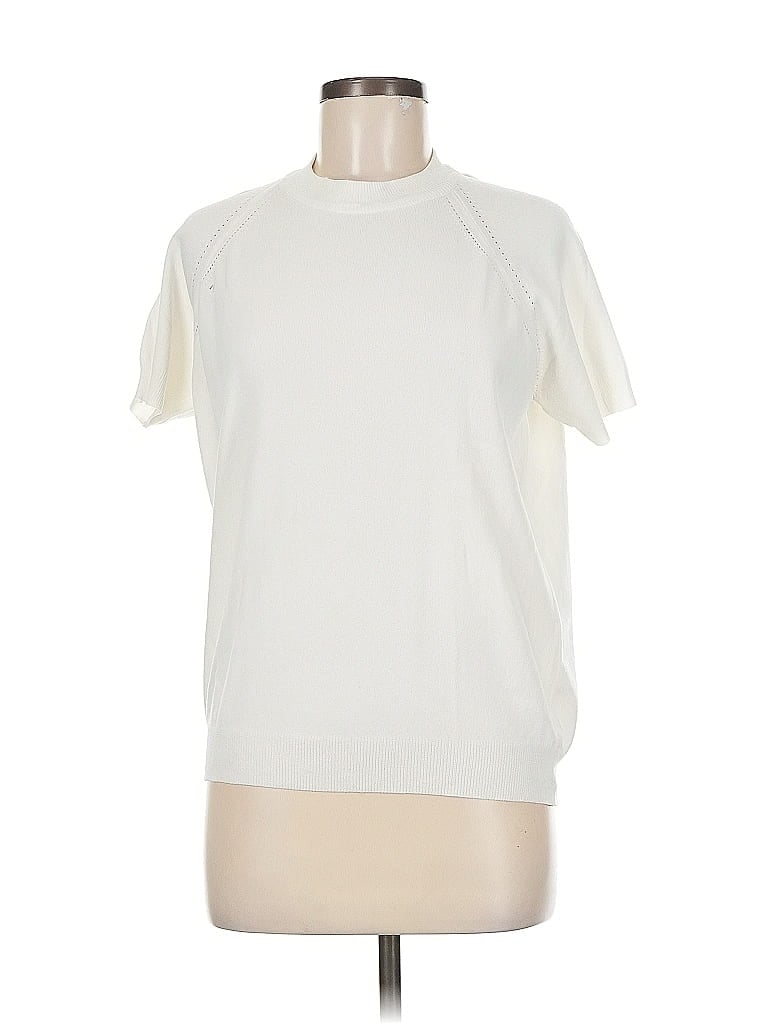 Pre-owned Designers Originals Cardigan Sweater In White