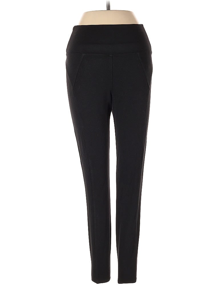 Pre-owned Three Dots Active Pants In Black