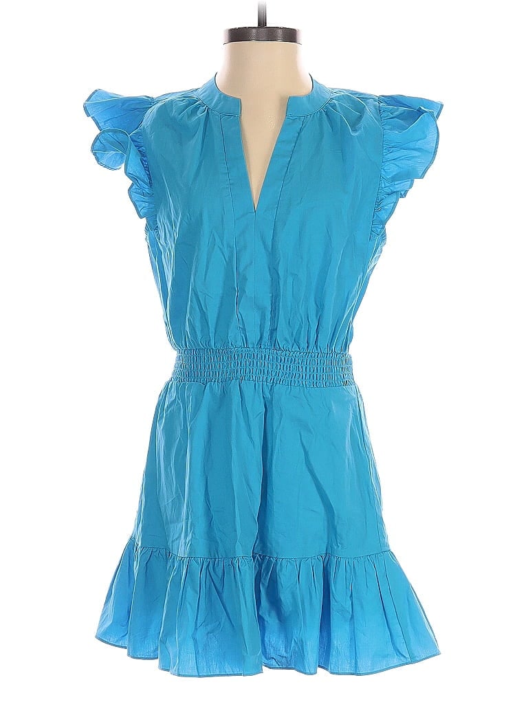 Pre-owned Day + Moon Romper In Blue