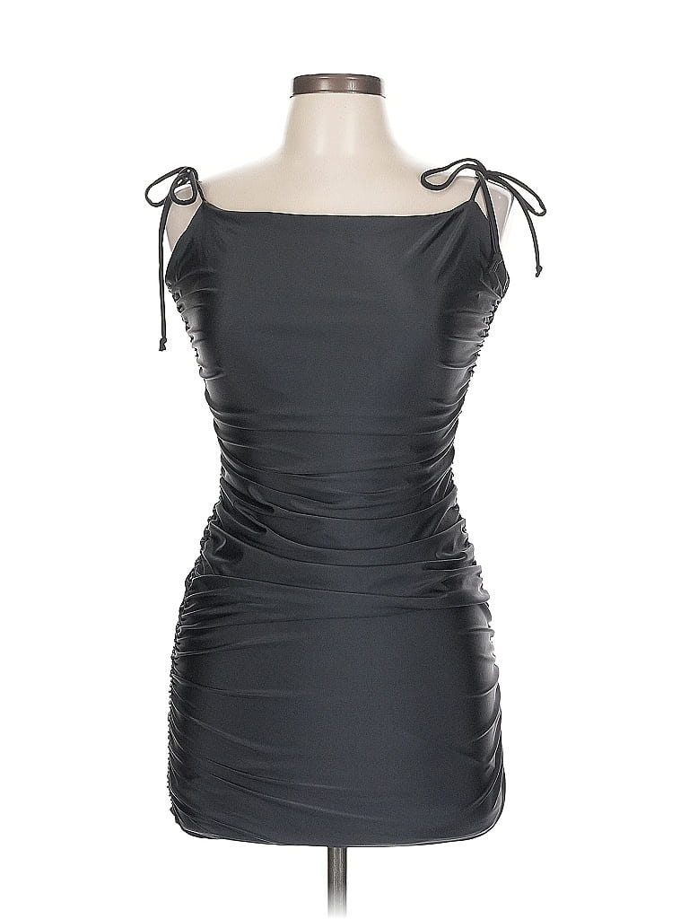 Pre-owned Good American Cocktail Dress In Black