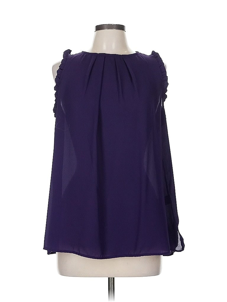 Pre-owned Torrid Sleeveless Blouse In Purple