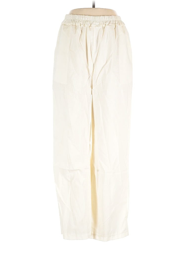 Pre-owned Unbranded Casual Pants In White
