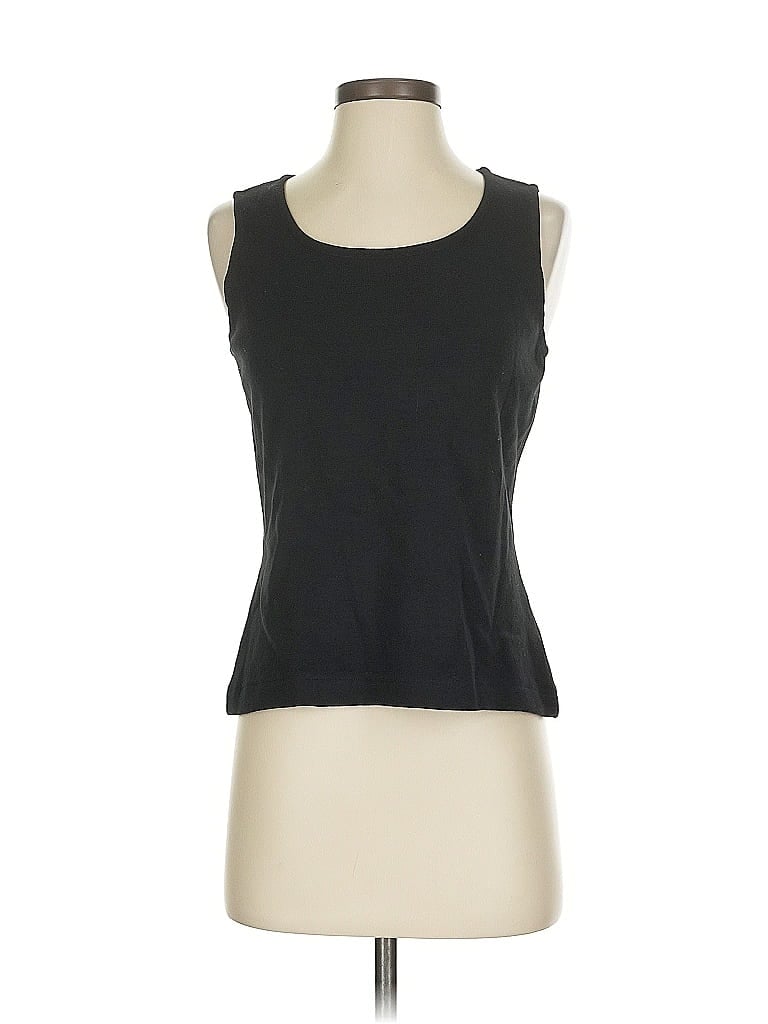 ST. JOHN CAVIAR Pre-owned Sleeveless T-shirt In Black