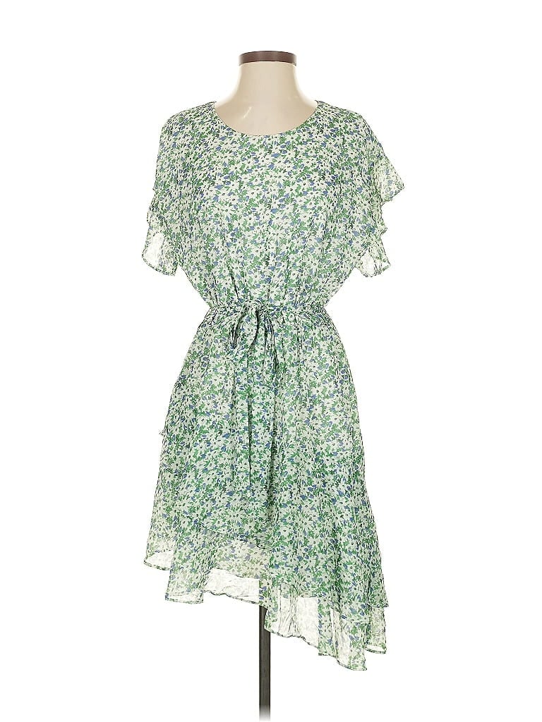 Pre-owned Slate & Willow Casual Dress In Green
