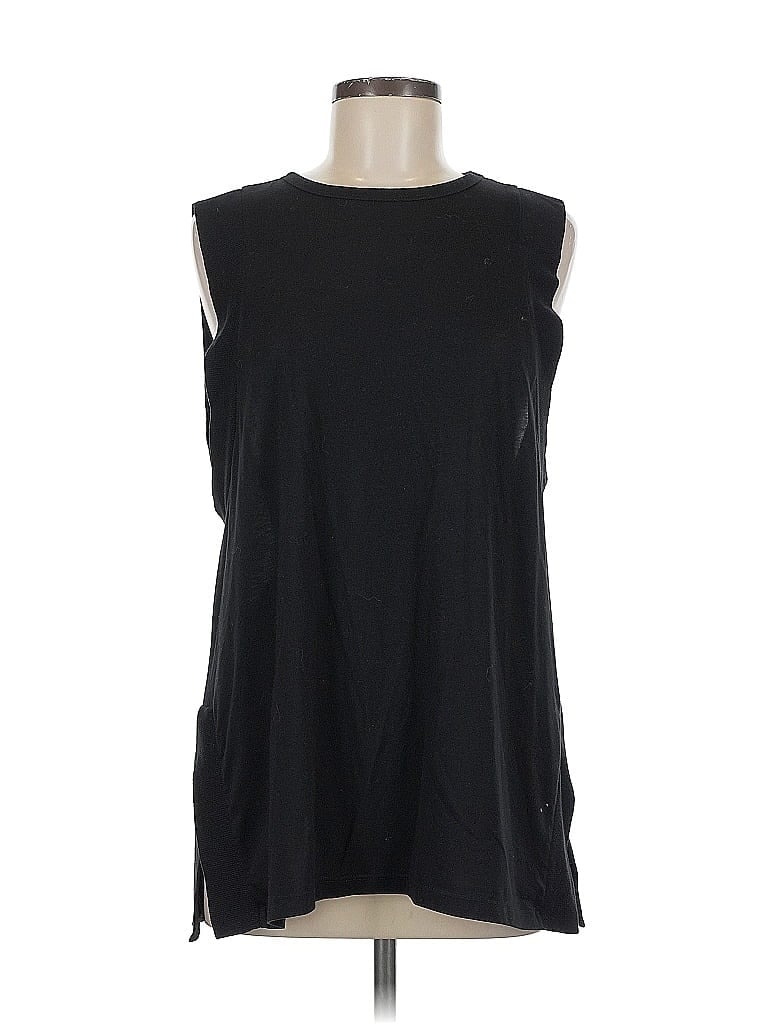 Pre-owned Active By Old Navy Sleeveless Top Black Boatneck Tops