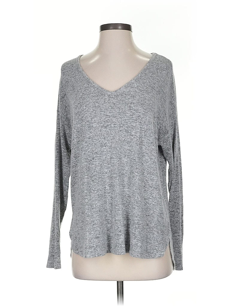 Pre-owned Gibson Long Sleeve T-shirt In Gray