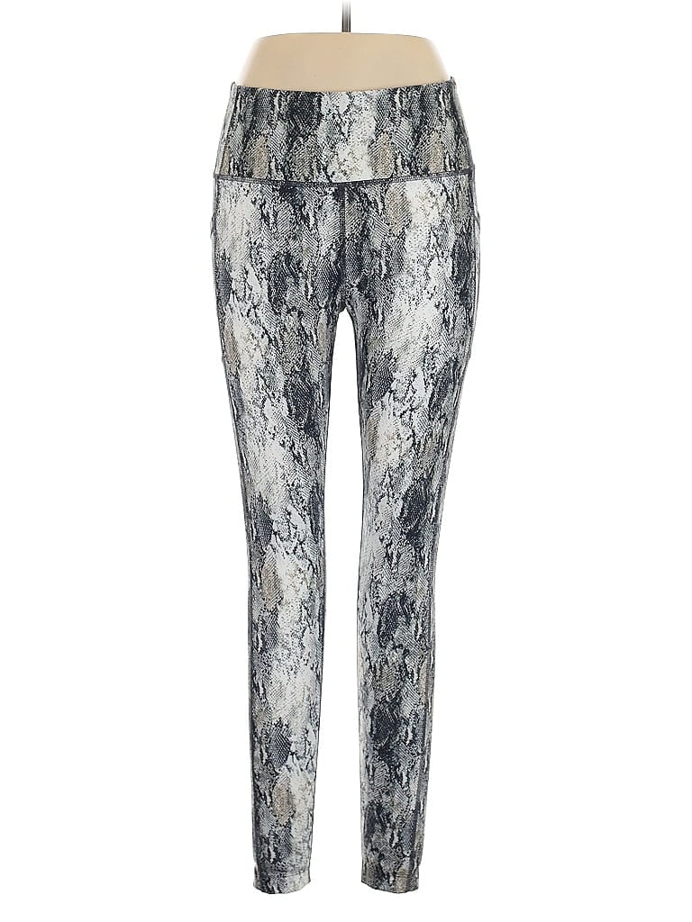 Pre-owned Mondetta Active Pants In Silver