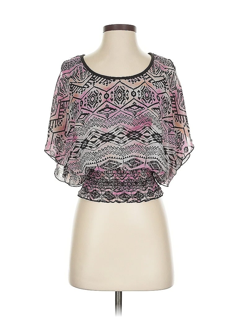 ASSORTED BRANDS Pre-owned 3/4 Sleeve Blouse In Purple