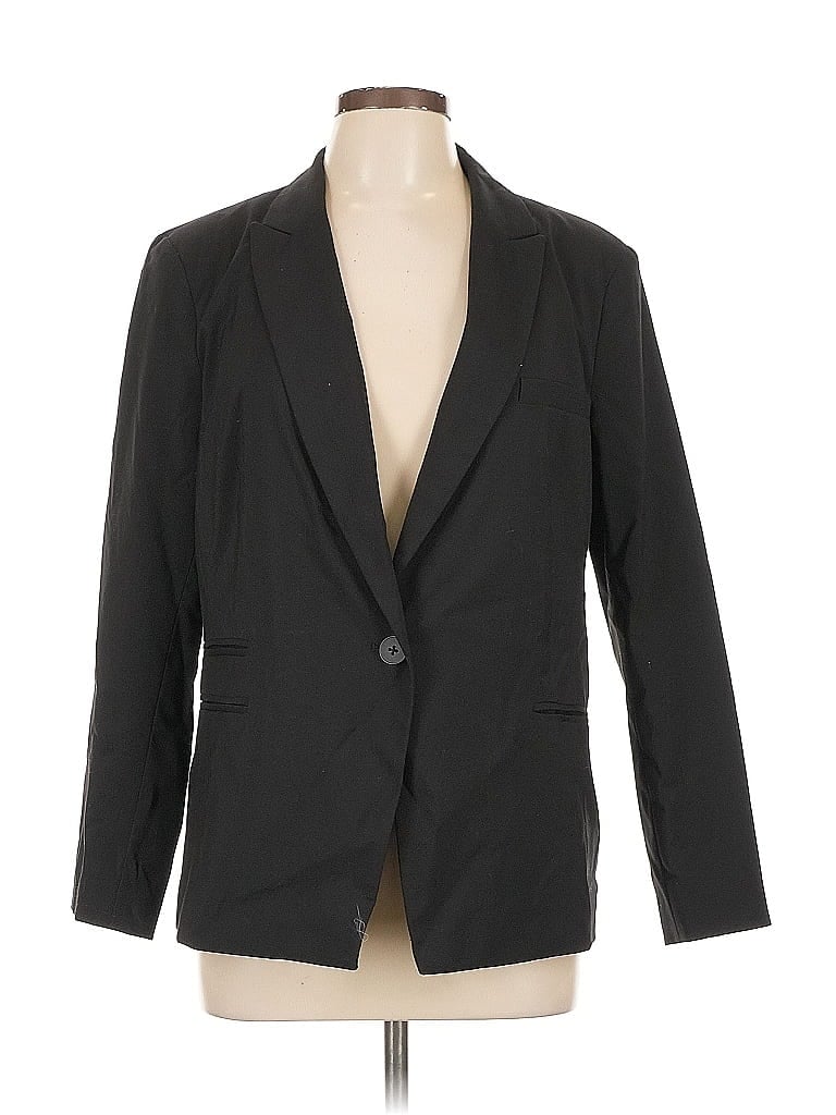 Pre-owned Attention Blazer Jacket In Black