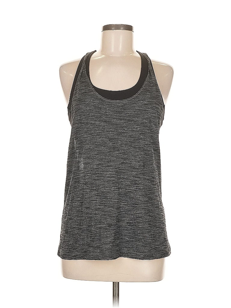 Pre-owned Lululemon Athletica Active Tank Top In Gray