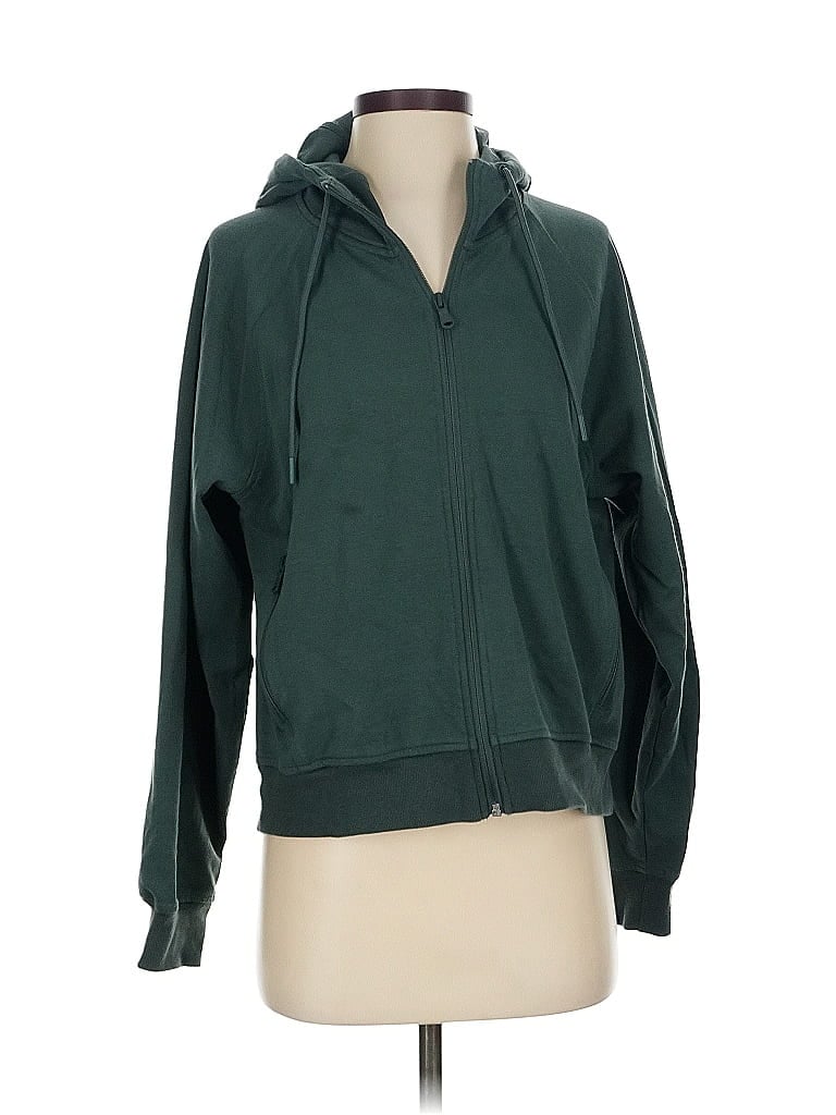 Pre-owned Active By Old Navy Zip Up Hoodie In Green
