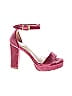 Dee Keller Burgundy Pink Heels Size EU 34 1/2 - photo 1