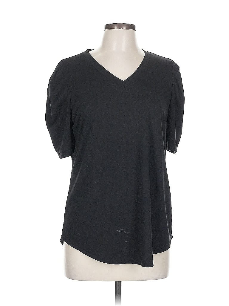 Pre-owned Unbranded Short Sleeve T-shirt In Black