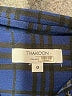 Thakoon Collective Plaid Blue Casual Dress Size 0 - photo 7