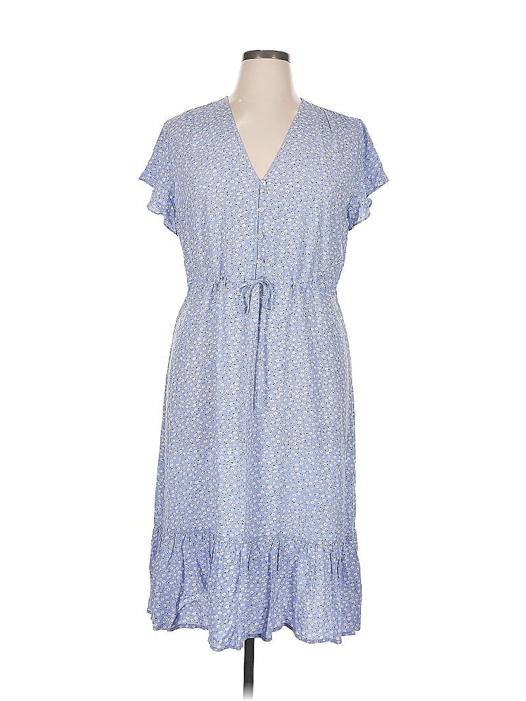 Pre-owned Rails Casual Dress In Blue