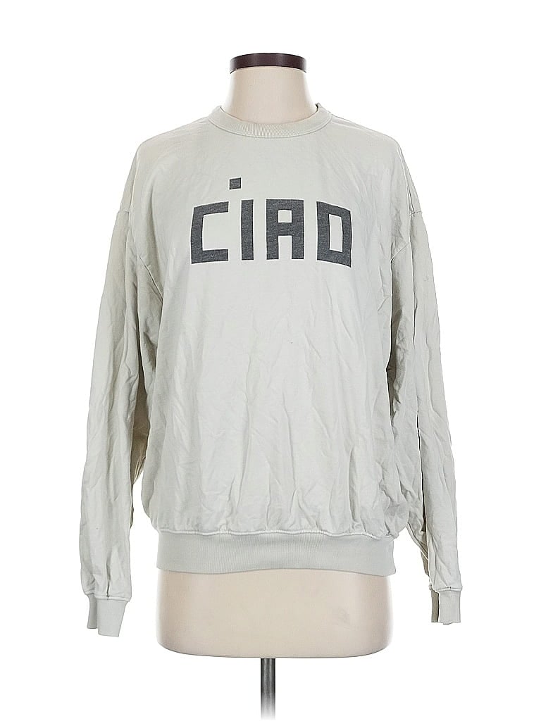 Pre-owned Clare V Sweatshirt In Gray