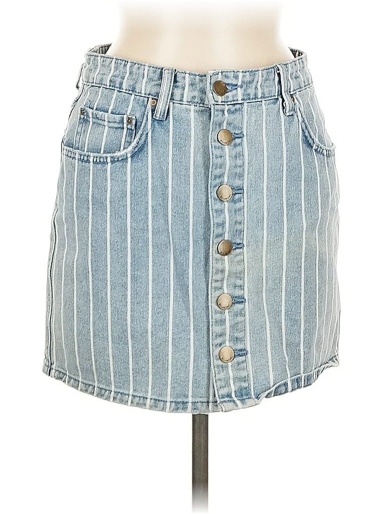 Pre-owned Billabong Denim Skirt In Blue