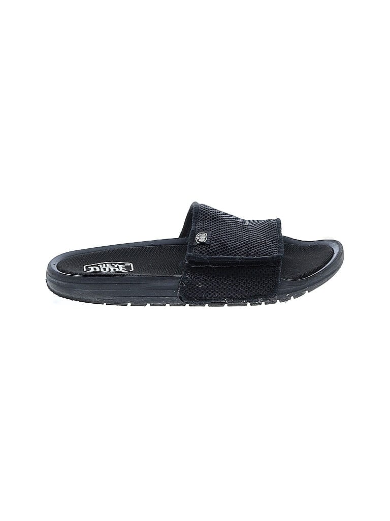 Click to view more detailed imagery on our partner's website Pre-owned Hey Dude Kids' Sandals In Black