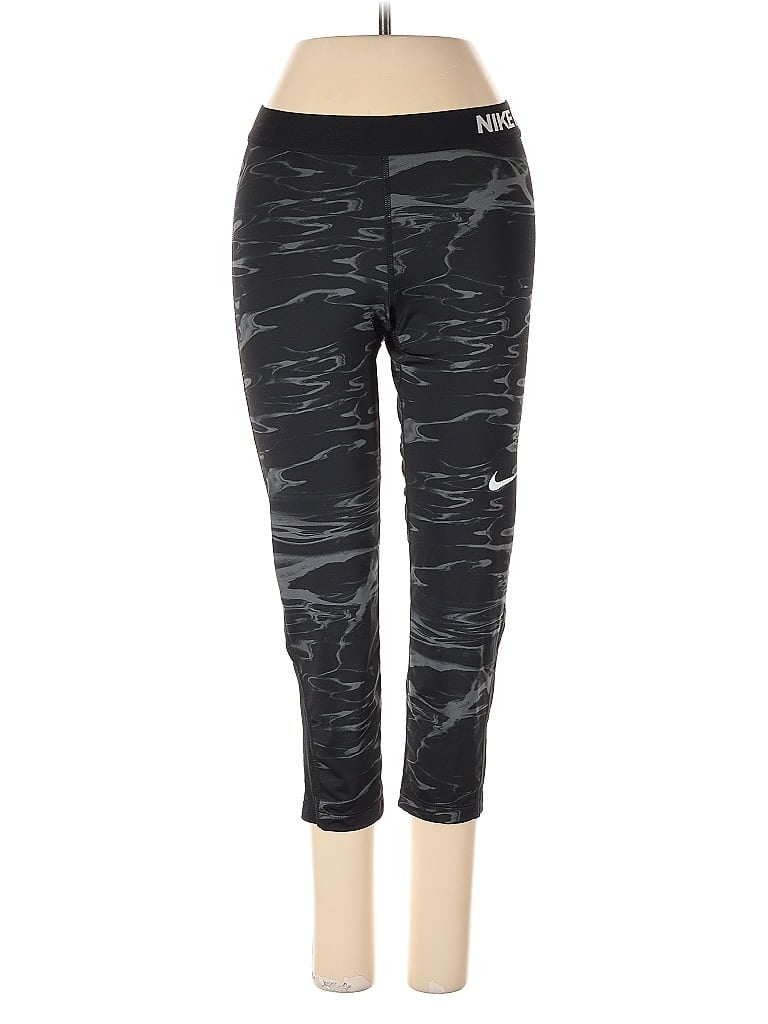 Pre-owned Nike Active Pants In Black