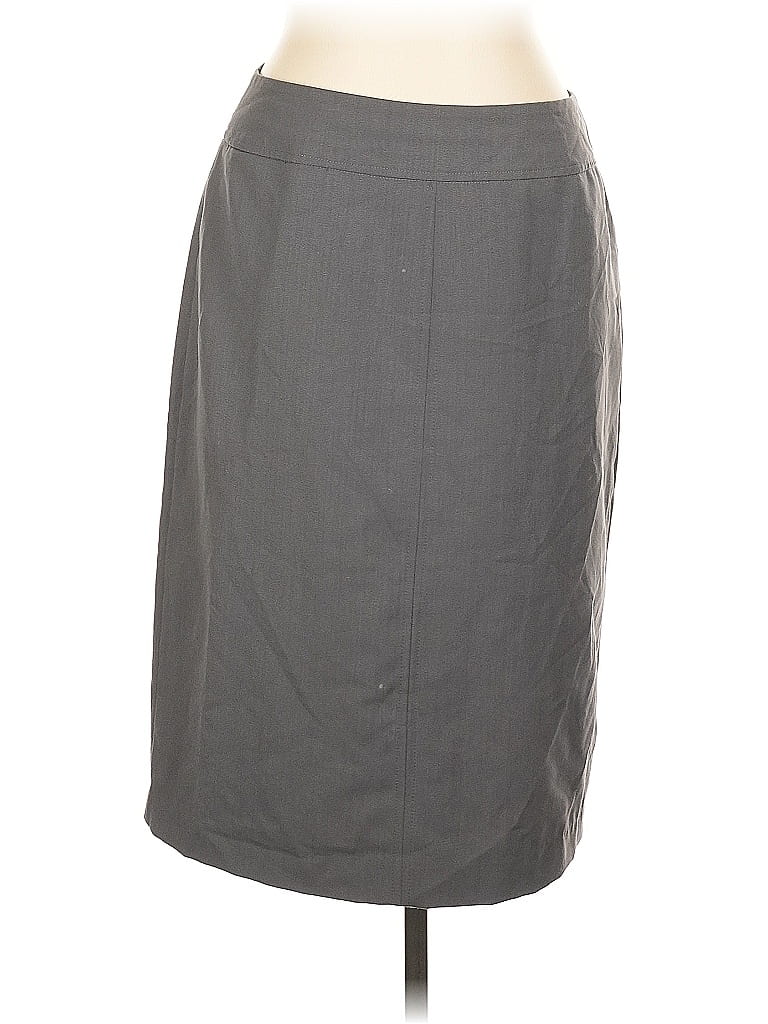 Pre-owned Chadwicks Formal Skirt In Gray
