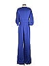 Theia Solid Blue Jumpsuit Size 8 - photo 2