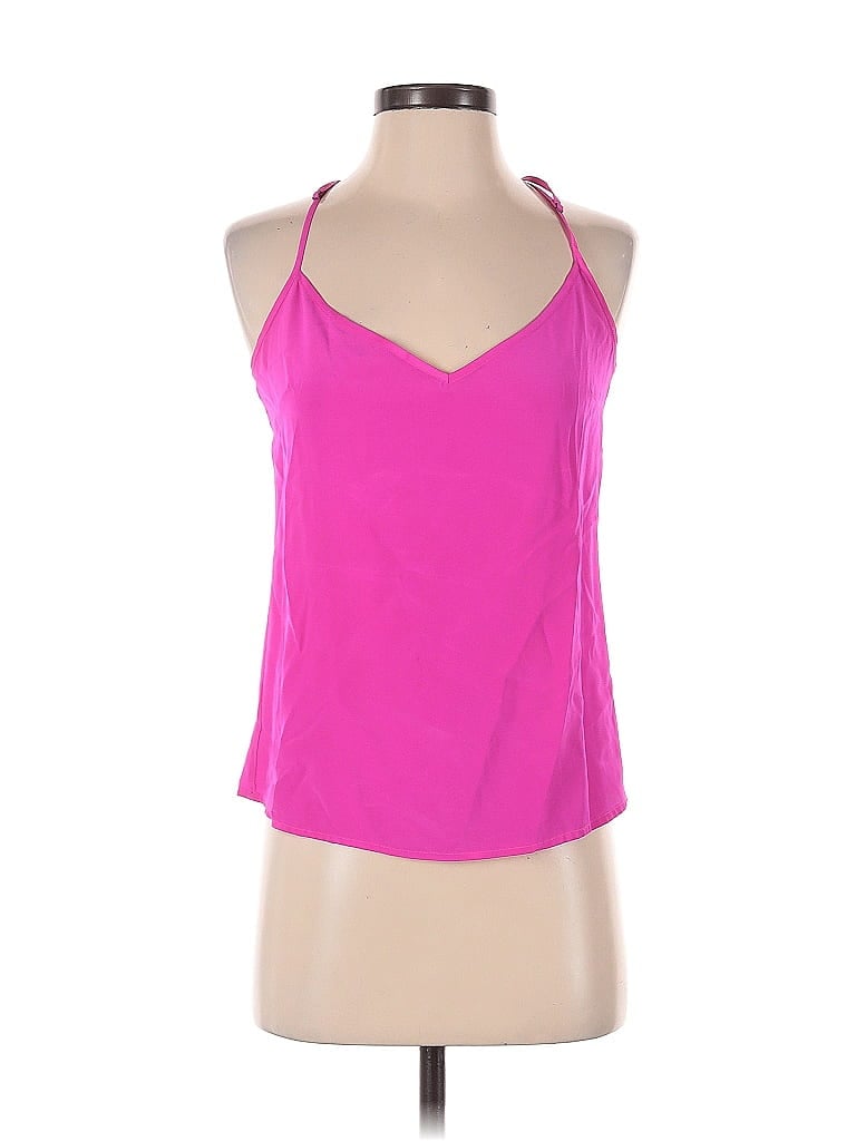 Pre-owned E By Eloise Tank Top Pink Halter Neckline Tops