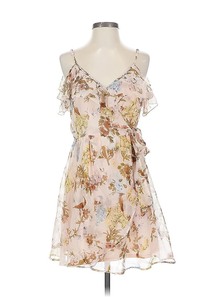 Pre-owned Mi Ami Cocktail Dress In Brown