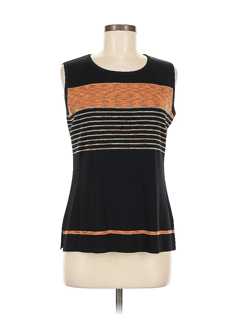 Pre-owned Misook Sweater Vest In Black