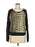 Express Animal Print Black Pullover Sweater Size S - photo 1