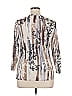 Logo Layers Silver 3/4 Sleeve Blouse Size XL - photo 2