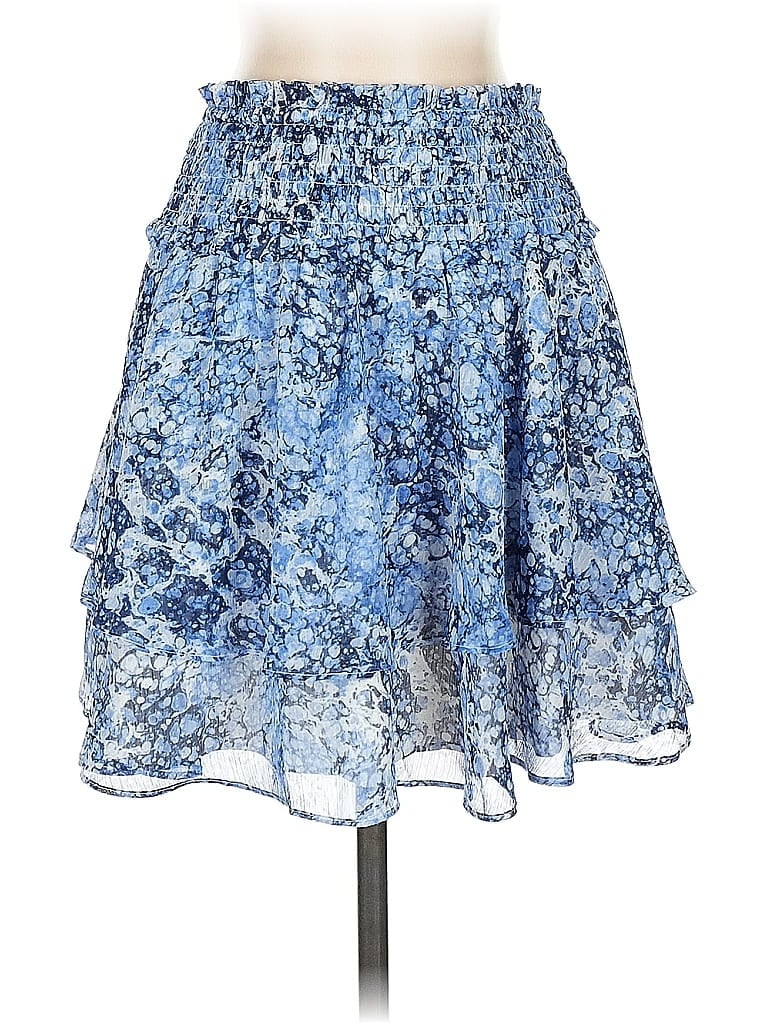 Pre-owned Express Casual Skirt In Blue