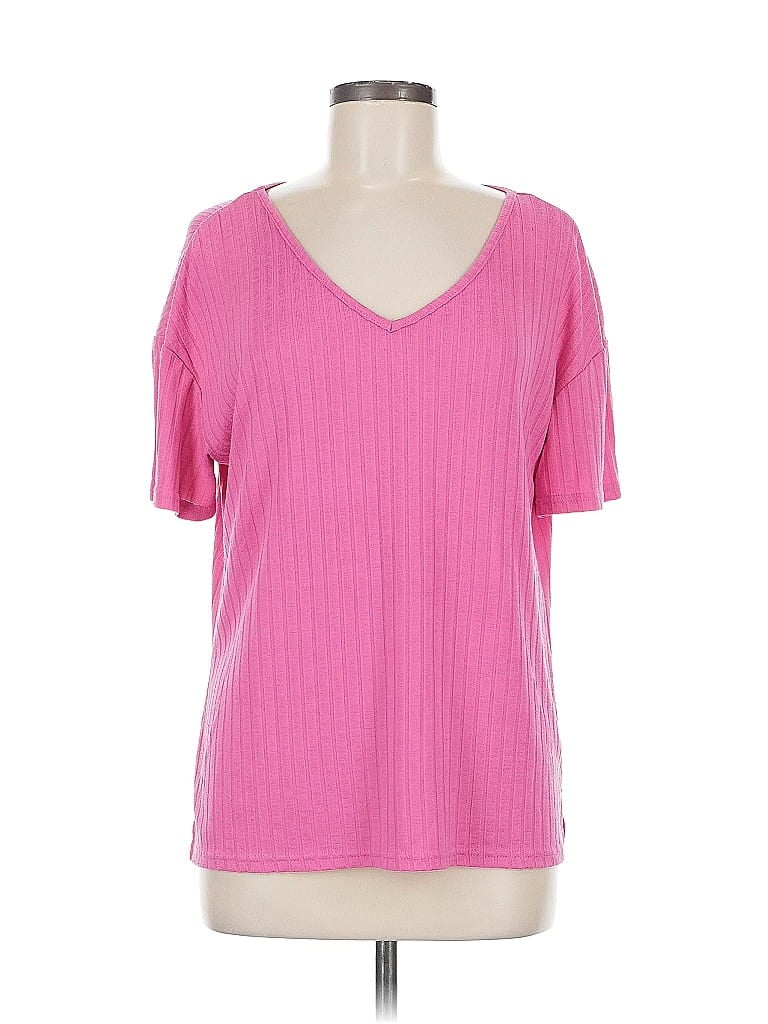 Pre-owned Ekouaer Short Sleeve T-shirt In Pink