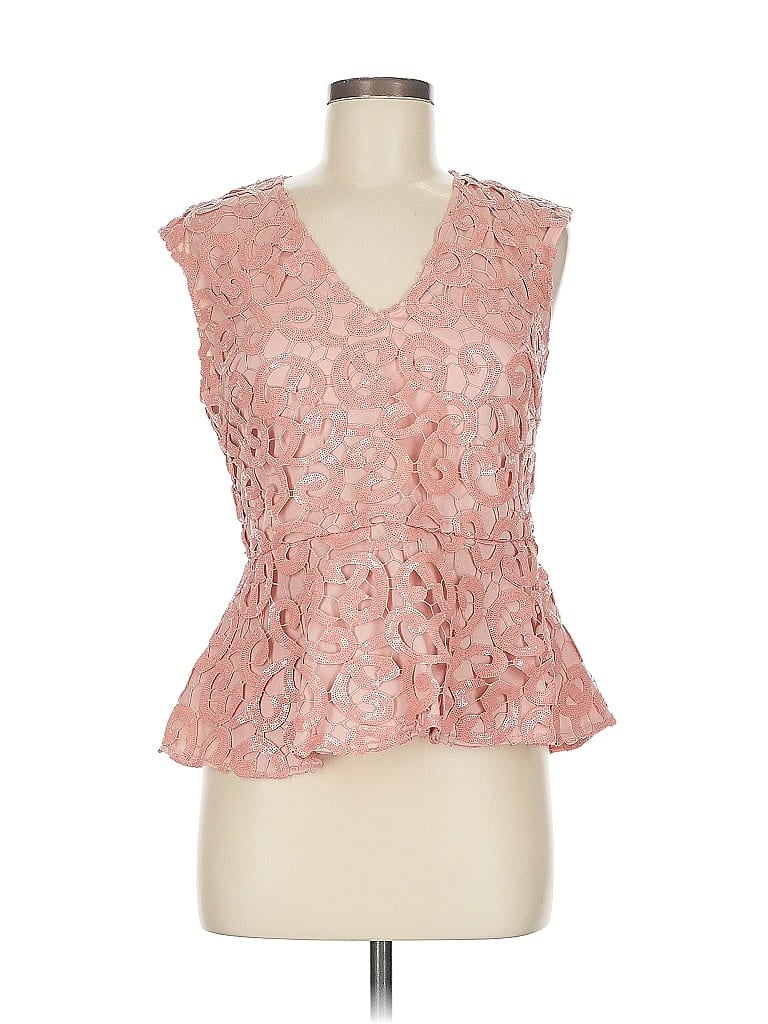 Pre-owned Alexia Admor Sleeveless Blouse In Pink