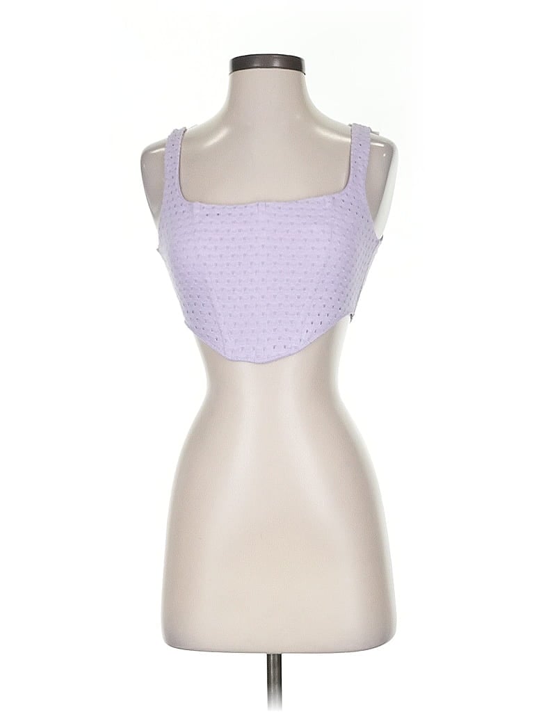Click to view more detailed imagery on our partner's website Pre-owned Princess Polly Sleeveless Blouse In Purple