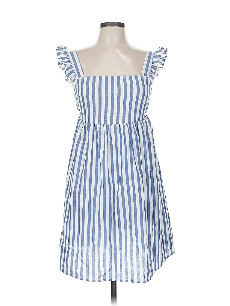 Pre-owned Shein Casual Dress In Blue