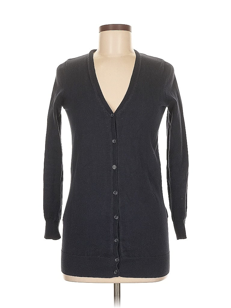 Pre-owned Zara Cardigan Sweater In Black