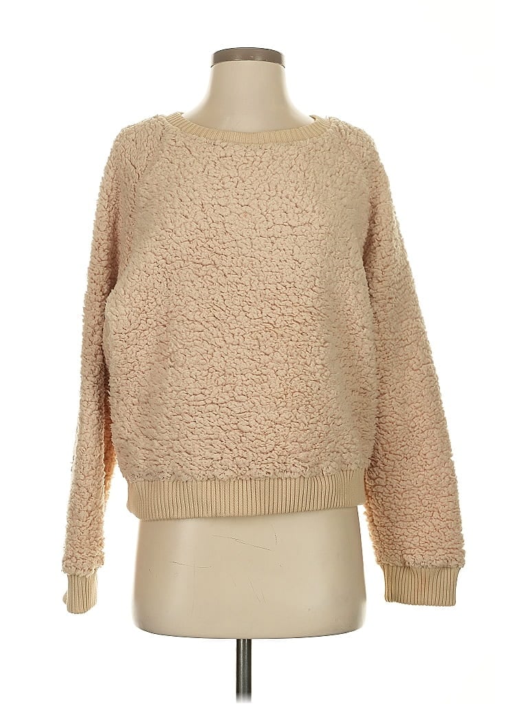 Pre-owned Olivaceous Pullover Sweater In Brown
