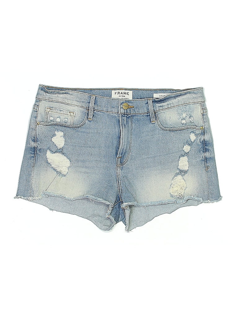 Pre-owned Frame Denim Shorts In Blue