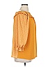 Current Air 100% Polyester Orange 3/4 Sleeve Blouse Size XL - photo 4
