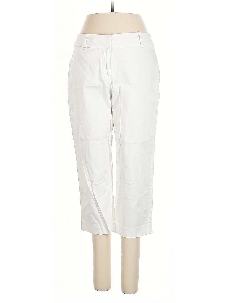 Pre-owned Ann Taylor Factory Casual Pants In White