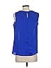 Adiva 100% Polyester Blue Sleeveless Blouse Size S - photo 2