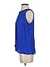 Adiva 100% Polyester Blue Sleeveless Blouse Size S - photo 5