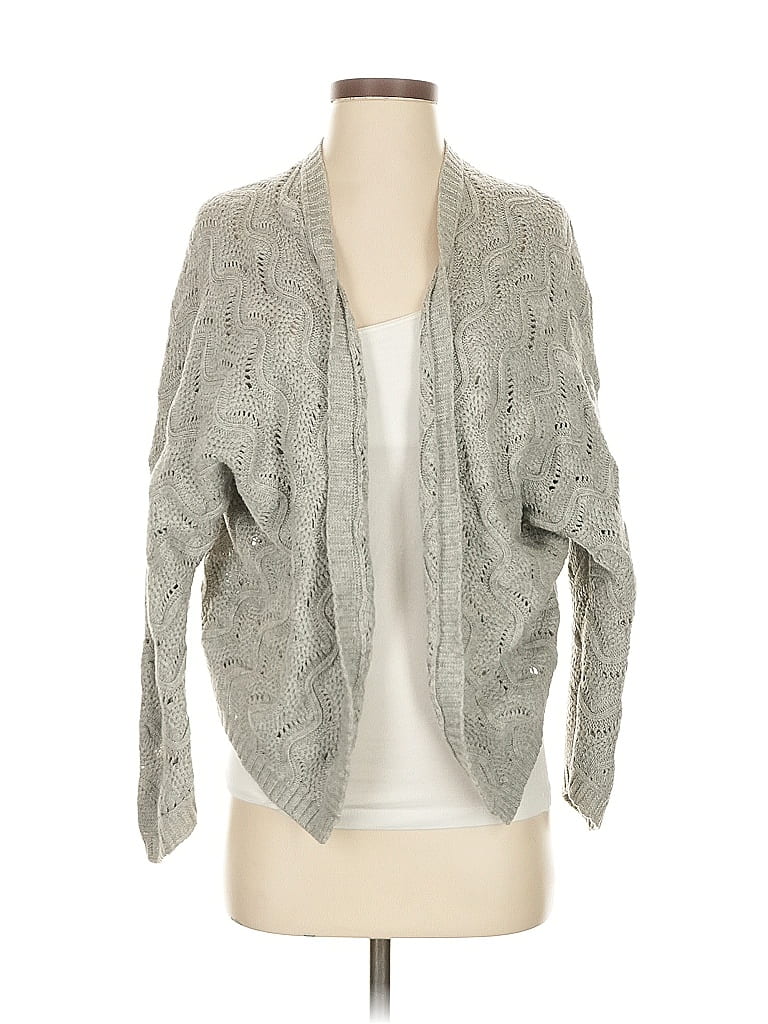 Pre-owned Mono B Cardigan Sweater In Gray