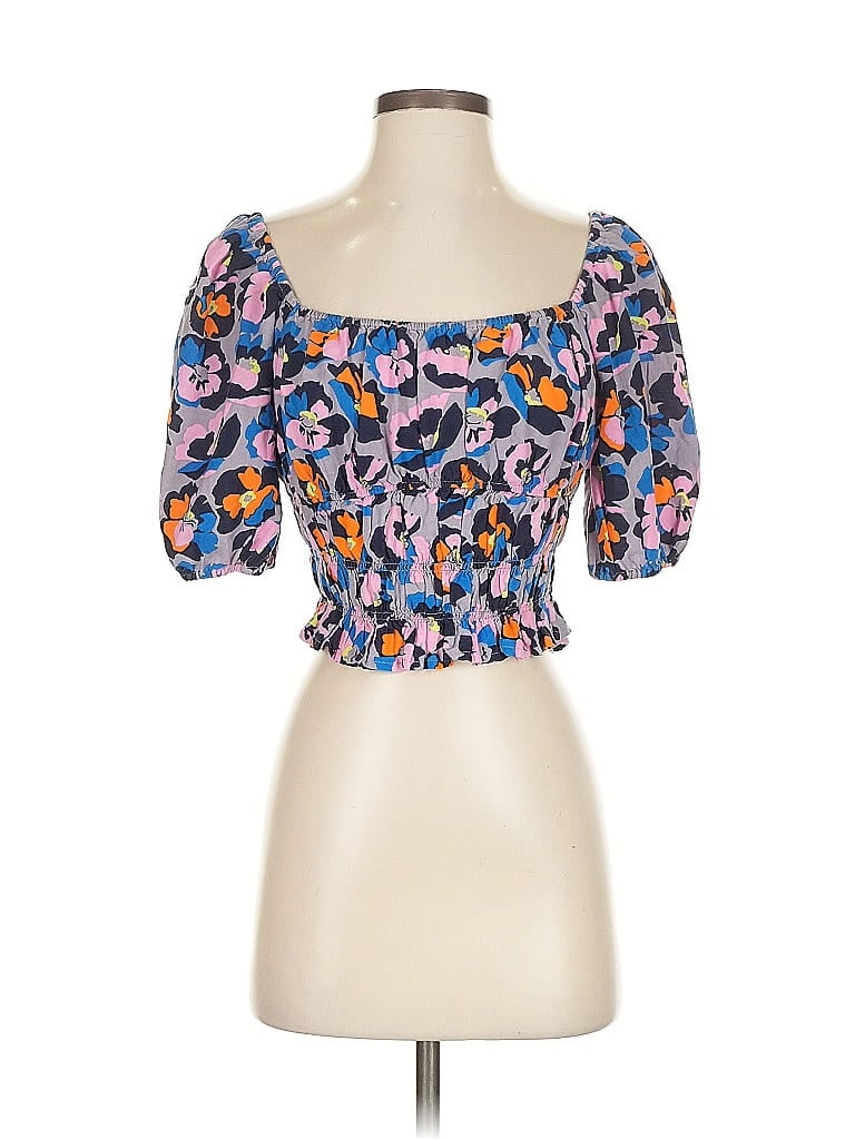 Pre-owned Peyton & Parker 3/4 Sleeve Blouse In Purple